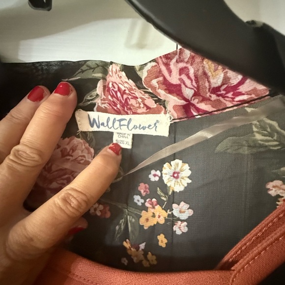 Wallflower Floral Kimono and Dress Set - Picture 3 of 4